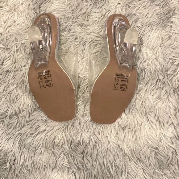 Clear Wedge Sandal - Picture 5 of 5